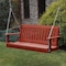 Highwood Usa 5ft Lehigh Porch Swing Outdoor Furniture for Patio, Backyard, Garden AD-PORL1-RED - alternate 3